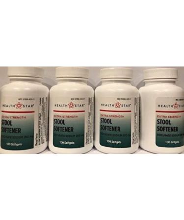 Docusate Sodium 250mg: Geri Care Stool Softener 400 Softgels - Buy Online on GoSupps.com