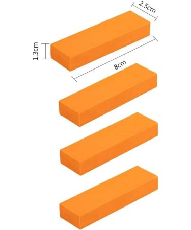 dinio 4Pcs Easy Limescale Eraser Bathroom Glass Rust Remover Rubber Stainless Steel Decontamination Brush Kitchen Toilet Rust Brush Household Kitchen Cleaning Tools - Buy Online on GoSupps.com