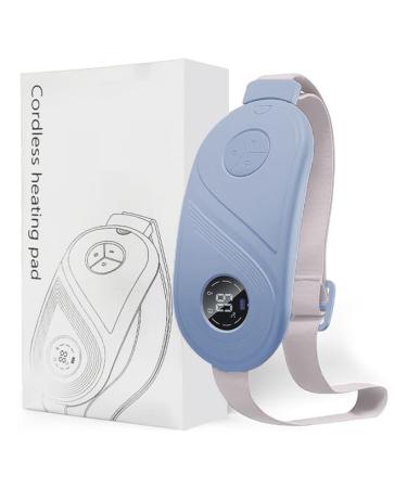 SPANCARE PHARMACEUTICALS Cordless Electric Heating Pad| 9 Modes| Menstrual Cramp Relief|Type C| Crampfree Periods | Portable | Gift for Women| Strap Upto 40 Inch