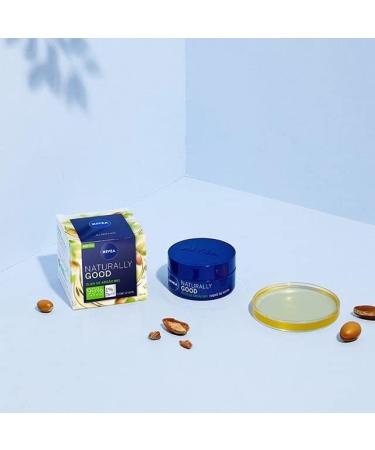NIVEA NATURALLY GOOD Regenerating Night Care 50 ml Face care with 99% ingredients of natural origin night cream with - Buy Online on GoSupps.com
