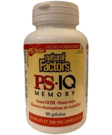 Natural Factors PSIQ Memory 60 Softgels - Buy Online on GoSupps.com