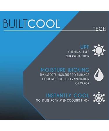 BUILTCOOL Mesh Cooling Baseball Hat - White, One Size - Ideal for Running, Tennis, Golf - Moisture Wicking Ball Cap for Hot Weather - Buy Online on GoSupps.com