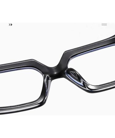 Shop Oversized Square Computer Readers - Blue Light Blocking +200 Pink Eyewear | Anti Eye Strain & Stylish Design - International Shipping Available - Buy Online on GoSupps.com