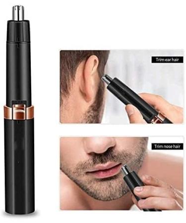 Hair Trimmer for Nose & Ear - All-in-One Waterproof Groomer for Men & Women Battery-Powered Low Noise Stainless Steel Precision Hair Remover - Buy Online on GoSupps.com