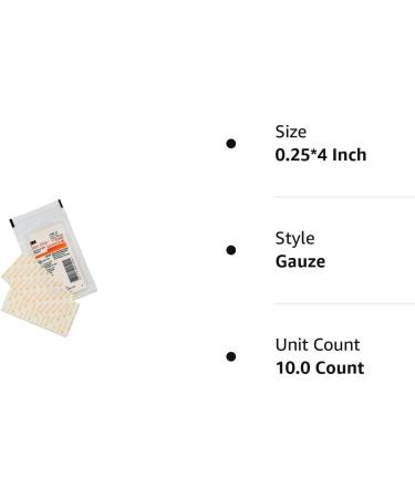 3M Healthcare Steri-Strip 1/4 x 4 Reinforced - Specialty Dressings Woundcare - 10 Strips - Buy Online on GoSupps.com