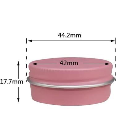 Zeoabsy 10 Pack 15ml Pink Aluminum Cream Boxes - Screw Top Cans for Cosmetics Candles & Ointments with 5x Spoons & Etiquette Labels - Ideal for International Shipping - Buy Online on GoSupps.com