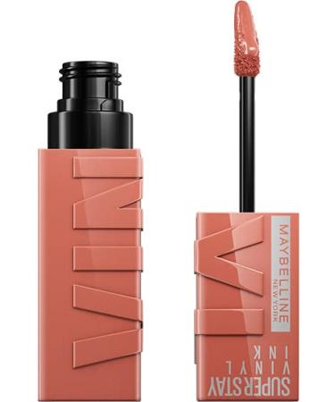 Maybelline New York Lip Colour Smudge-free Long Lasting up to 16h Liquid Lipstick Shine Finish SuperStay Vinyl Ink 105 Golden 110 Awestruck