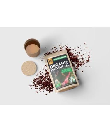 PREMIUM HERBS Hibiscus Tea | Hibiscus Tea Organic Flowers | Single Origin Source From Egypt | Great for Iced or Hot Brewed Herbal Green Tea | Caffeine Free 100% Natural Eco-Friendly Packaging - Buy Online on GoSupps.com