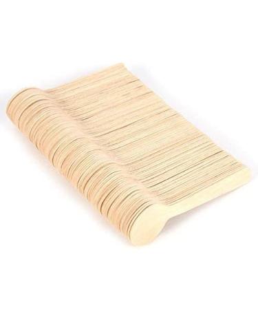 100pcs Mini Wooden Spoons 4 Inch Disposable Bamboo Small Teaspoons for Honey Jars Wedding Favors Flatware Cutlery Supplies - Buy Online on GoSupps.com