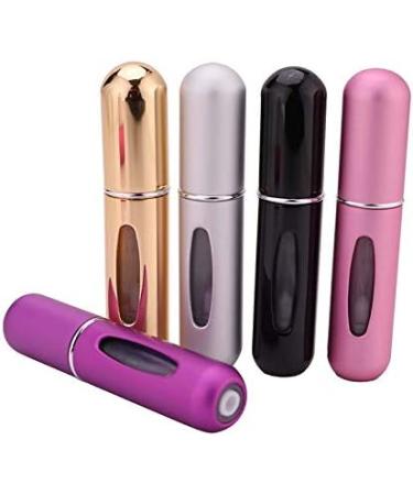 XYZ 6 Pack Mini Refillable Perfume Atomizers - 5ml Travel Spray Bottles (Multicolor) - Ideal for Perfume Lovers - Buy Online on GoSupps.com
