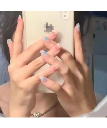 Temperament-Enhancing Nail Patch Little Red Book Online Celebrity with Yuanyang Blush Hand Manicure Wearable Nail Patch Detachable T-Shaped Nail Patch (10-Piece Pack) (Size : M) 1 count (Pack of 1) - Buy Online on GoSupps.com