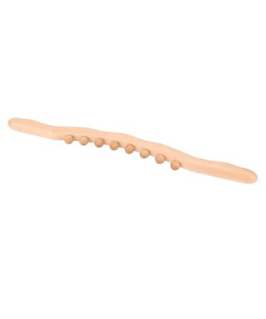 Guasha wooden stick hand massage stick lymphatic drainage massager for neck and back (protocol)