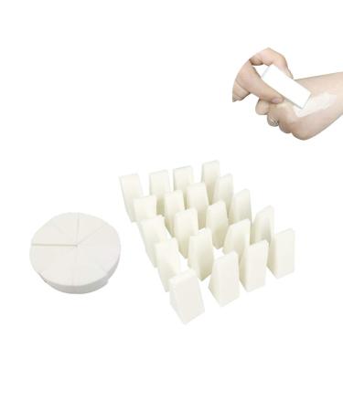 Make-up sponge 80 pieces set nail art sponges makeup sponges sponges latex-free puff foundation mini triangular sponges for cherves from face foundation powder cream liquid beauty tools