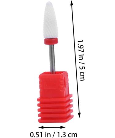 Beavorty electric tool nail accessories nail tools nails drill bits electrical tools power tools nail grinding head nail drill bits set manicure medium Red - Buy Online on GoSupps.com