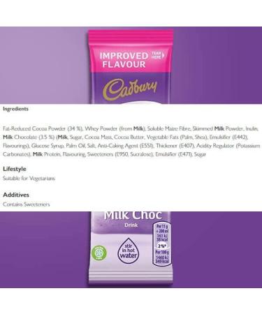 Generic Cadbury Highlights Hot Chocolate Instant Sticks 11g - 30 Sachets | Sold by Gronets - Buy Online on GoSupps.com
