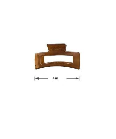 4-Pack 4 Inch Rectangle Claw Clips - Strong Hold Nonslip Hair Accessories for Thick Hair - Buy Online on GoSupps.com