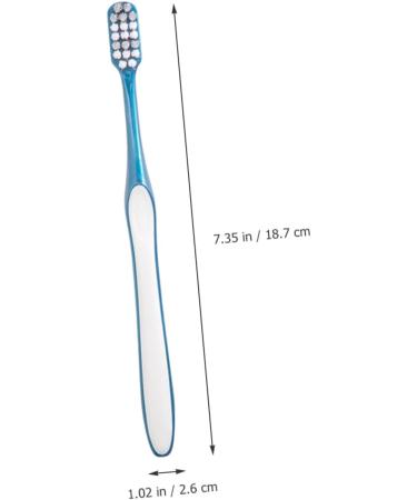 Eco-Friendly Kombiiuda Manual Toothbrush Set - 4 Reusable Men's Travel Brushes for Camping & Home - Buy Online on GoSupps.com