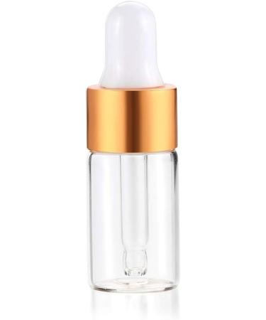 50 Pcs Mini Dropper Bottles Empty Glass Tincture Bottles with Golden Caps Perfume Sample Vials for Essential Oils&Body Oil&Liquids Traveling DIY Containers Included Pipette&Funnel (3ml) - Buy Online on GoSupps.com
