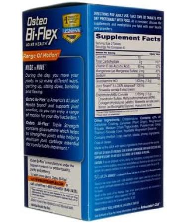 Osteo Bi-Flex Triple Strength 80 Coated Tablets - Joint Support Supplement - Buy Online on GoSupps.com