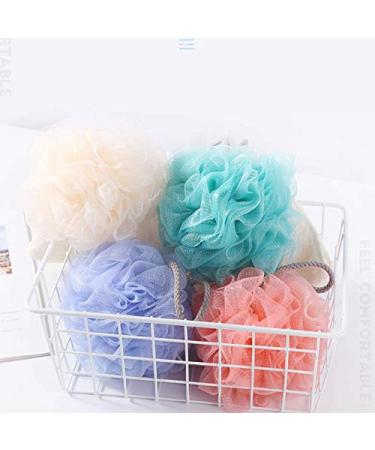 Aeyistry 2 Pcs Bath Sponge for Bathing Shower 30g/pcs Body Scrubber Mesh Bath Dead Skin Removal Bathing Sponge  Shower Accessories(Color Random)