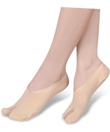 Hemoton 1 Pair Separator Boat Socks - Men's Invisible Socks for Valgus Big Toe Correction - Portable Stretcher Orthotics Bandage Stockings - 17.8x8cm - Buy Online on GoSupps.com