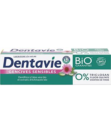 DENTAVIE - Dentifrice Gencives Cosmetic Organic 75Ml - le Lot De 3