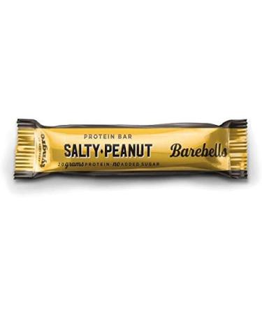 BAREBELLS Salty Peanut Protein Bars - 12 Count, Healthy Low Sugar Snack - Buy Online on GoSupps.com