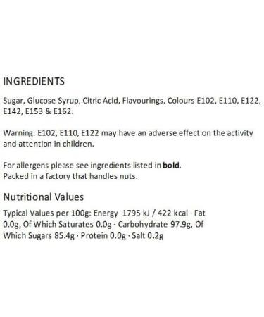 Fruit Drops Sweets Gift Jar - Buy Online on GoSupps.com