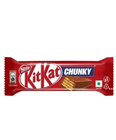 KitKat Chunky Chocolate Bar 40g (Box of 24) Delicious Tasty And Twisty Treat Gift Hamper For Birthday Christmas Sold By Kidzbuzz