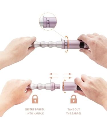 5 in 1 Hair Curler Set - Ceramic Curling Iron Wand with Instant Heat & LCD Temperature Control - Nourish Your Hair for Perfect Curls - Buy Online on GoSupps.com
