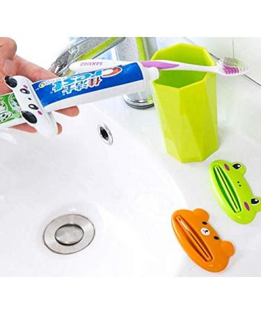 WOIWO 4PCS Cartoon Toothpaste Squeezer - Korean Manual Squeezer for Easy Cleanser & Cosmetics | International Shipping Available - Buy Online on GoSupps.com