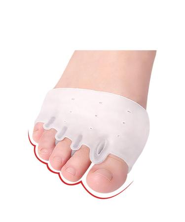 BOSREROY Soft Bunion Correction 5-Hole Toe Spacers Ergonomic Toe Straighteners for Hammer Pedicure Forefoot Relievers 2-Pack Separators - Buy Online on GoSupps.com
