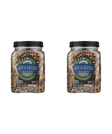 RiceSelect Royal Blend, Texmati White, Brown, Wild, and Red Rice, 21 Ounce (Pack of 2) 1.31 Pound (Pack of 2) Royal Blend