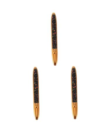 Healvian 3pcs Self Adhesive Mascara Eye Liner Pen Self- Adhesive Eyeliner Magnet False Eyelash Plastic