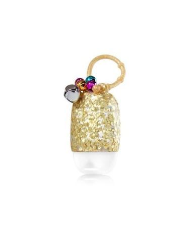 Bath & Body Works PocketBac Hand Gel Holder Gold Jingle Bell