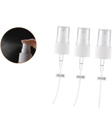 HAPINARY 20pcs Perfume Sprayer Head Hair Cutting Guide Tool Replacement Bottle Pumps Cosmetic Dispenser Pump Portable Spray Bottle Accessories White Lotion Bottle Fine Mist Travel 15x2.3cm White - Buy Online on GoSupps.com
