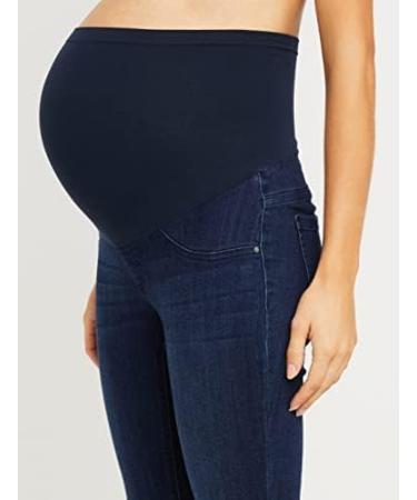 Motherhood Maternity Indigo Blue Stretch Belly Ankle Jegging Jeans XS Dark Wash - Buy Online on GoSupps.com