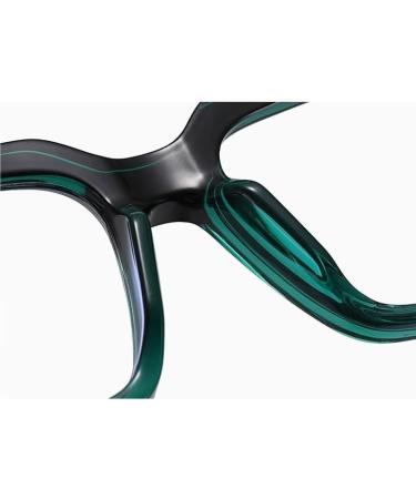 Buy Blue Light Blocking Eyeglasses for Clear Vision | Large Reading Glasses +350 | Sturdy & Stylish Black Frame - Buy Online on GoSupps.com