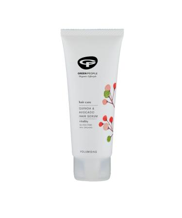 Green People Quinoa & Avocado Hair Serum 100ml | Natural & Organic Styling Gel for Volume & Light Hold | All Hair Types | Silicone Free Ethyl Alcohol Free & SLS Free Hair Care | Cruelty Free & Vegan - Buy Online on GoSupps.com