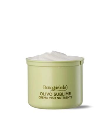 Bottega Verde Olive Sublime - Face Cream - Refill - Nourishing Emollient - With Hyperfermented Olive Oil - For Normal or Dry Skin