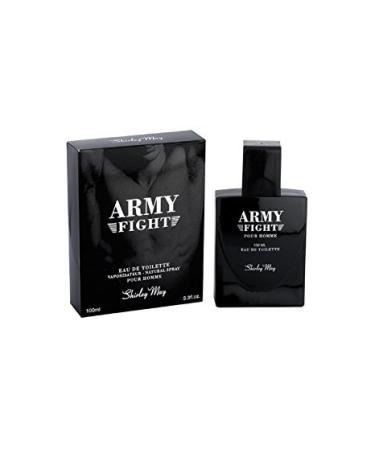 Army Fight for Men EDT - 100 ML (3.4 oz)| Fragrance Features Top Notes of Citrus Spices and Base Notes of Tonka Bean and Wood| Long Lasting Scent|Clean Fragrance| Royal Scent |by Shirley May - Buy Online on GoSupps.com
