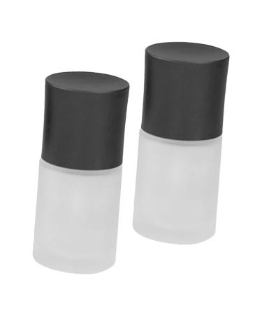 Housoutil 2pcs Liquid Foundation Press Bottle Cosmetic Essence Travel As Shown 10.50X3.90X3.90CM