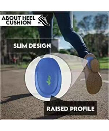 Softior Women's Comfort Memory Heel Cushions 3-Pack for Heel Pain & Plantar Fasciitis Relief - Large Size (9-14) - Pack of 6 - Buy Online on GoSupps.com