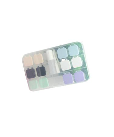 HAPINARY Accessories Accessory Holder Tweezers Box Tool Container Case Color Tool Folding Bag Travel Set Tweezers 15.8*9.5cm As Shown