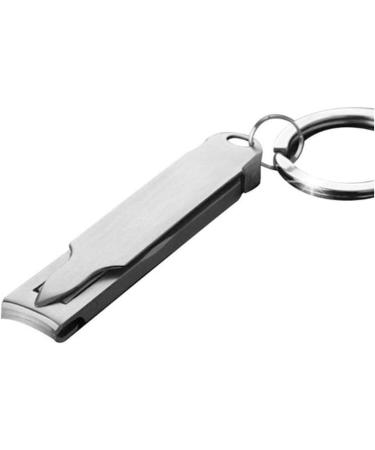 HCHGJKN Nail Clippers Stainless Steel Ultra-thin Foldable Hand Toe Nail Clippers Cutter With Keychain Cutter TrimmerNail Art Tool(Silver) - Buy Online on GoSupps.com