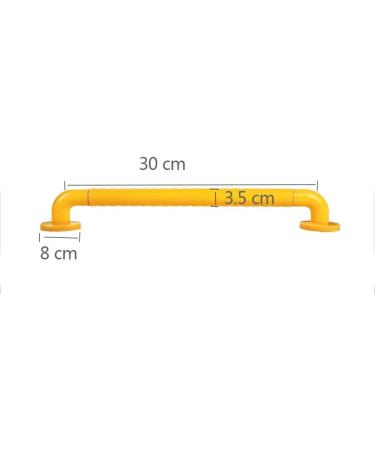 Grab Rails Handrail Grab Bars Drop-Resistant Safety Anti-Skid Bathroom Railings Bathroom Barrier Handle for Elderly Disabled Pregnant/Yellow/60Cm - Buy Online on GoSupps.com