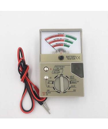 Battery Tester with Meter - Electric Voltage Tester for AA AAA C D N Button Cell Batteries - Accurate Battery Checker - Buy Online on GoSupps.com