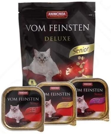 Animonda Vom Feinsten Senior Wet Food for Cats 7+ Years - Lamb Flavor 32 x 100g Pack - Buy Online on GoSupps.com