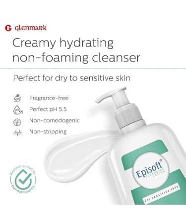 Glenmark Cleansing Lotion for Sensitive & Dry Skin | Gentle Makeup Remover & Moisturizer | 250ml - Soft Glowing Complexion - Buy Online on GoSupps.com