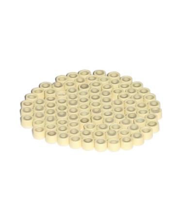 MilleniumHair 100 Microrings with Silicone Size M Light Blonde